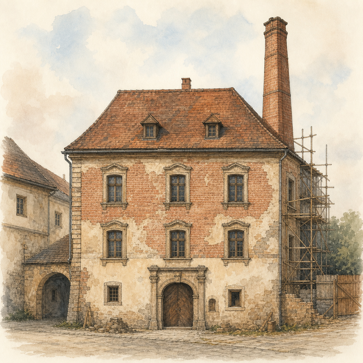 Dočasný ilustračný obrázok Garbiarovho domu